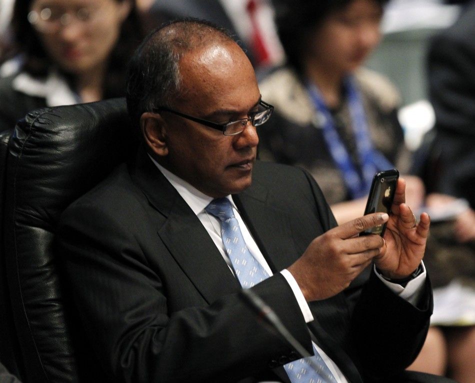 Singapore039s Foreign Minister Kasiviswanathan Shanmugam