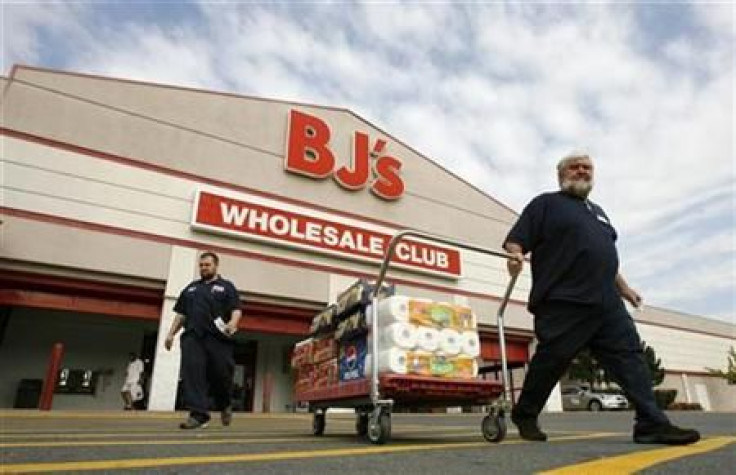 Shoppers leave a BJ&#039;s store in Virginia