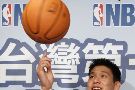 Jeremy Lin at a NBA event in Chinese Taipei.