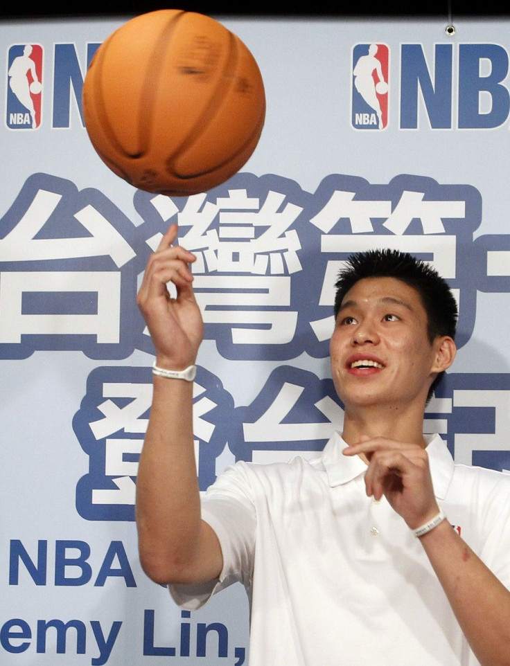 Jeremy Lin at a NBA event in Chinese Taipei.