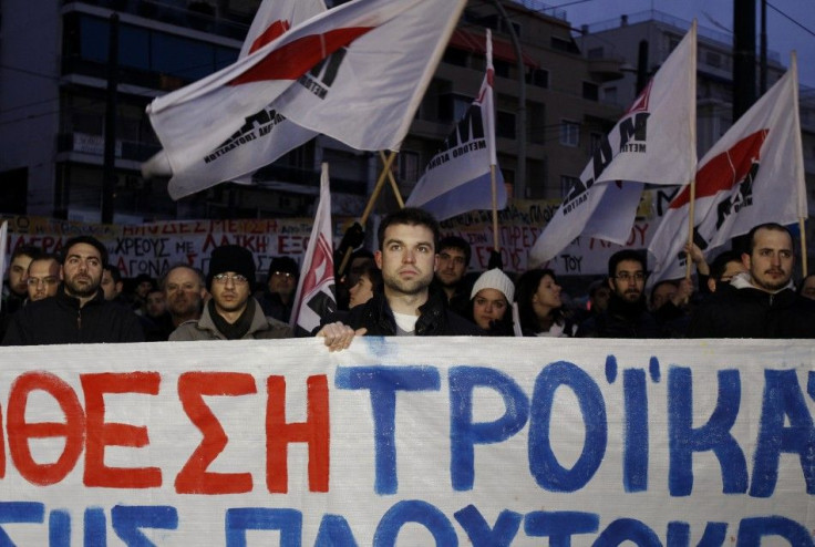 Athens demonstrators