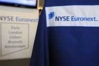 Detail seen at the NYSE Euronext cash markets operations room in Paris