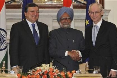Herman Van Rompuy, Manmohan Singh, Jose Manual Barroso