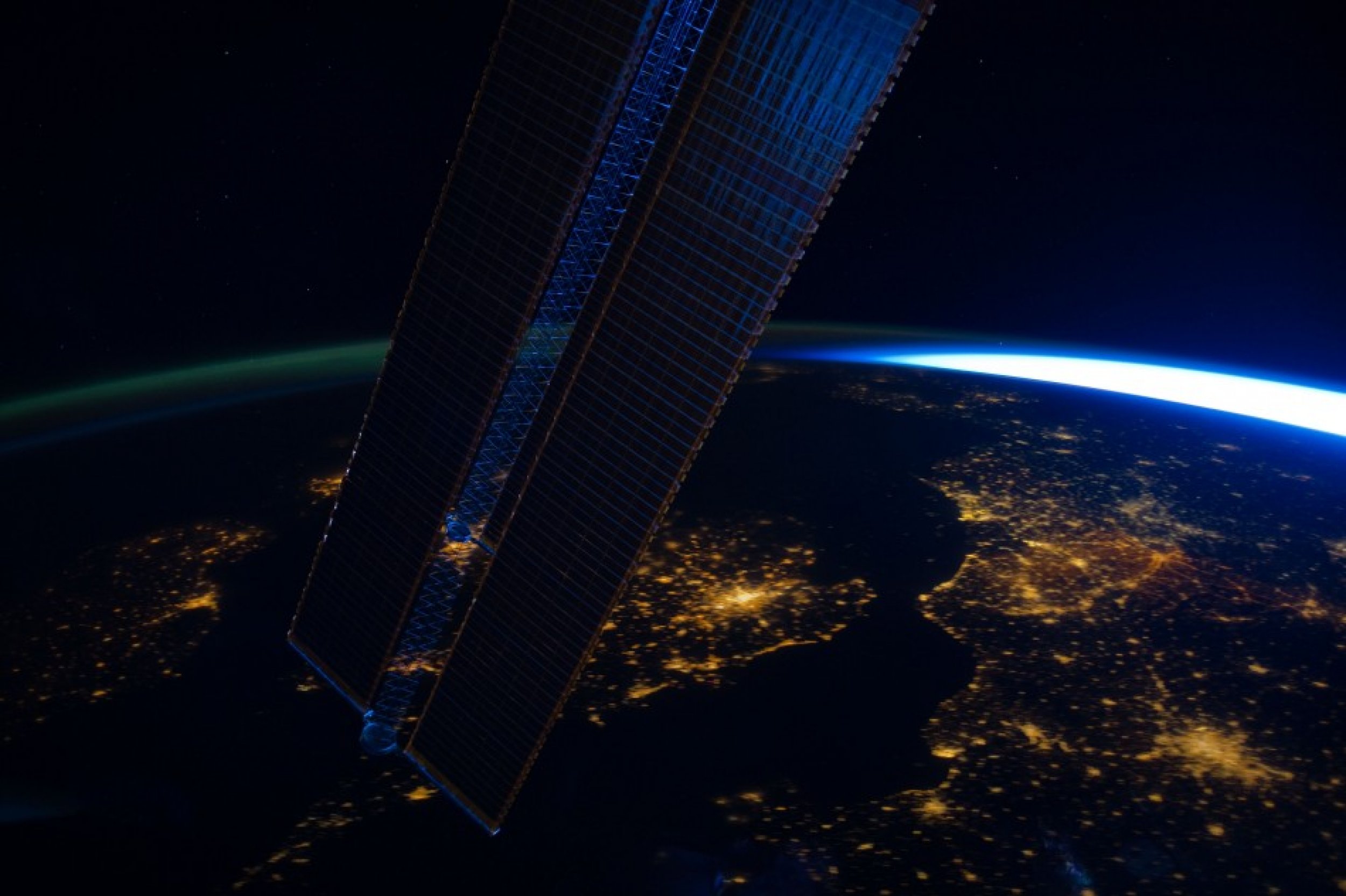 Space Station over Europe