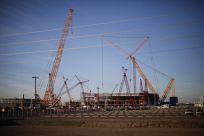A view shows an Intel plant under construction in Chandler, Arizona January 25, 2012.