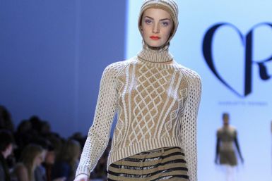 A model presents a creation from the Charlotte Ronson Fall/Winter 2012 collection during New York Fashion Week February 10, 2012. 