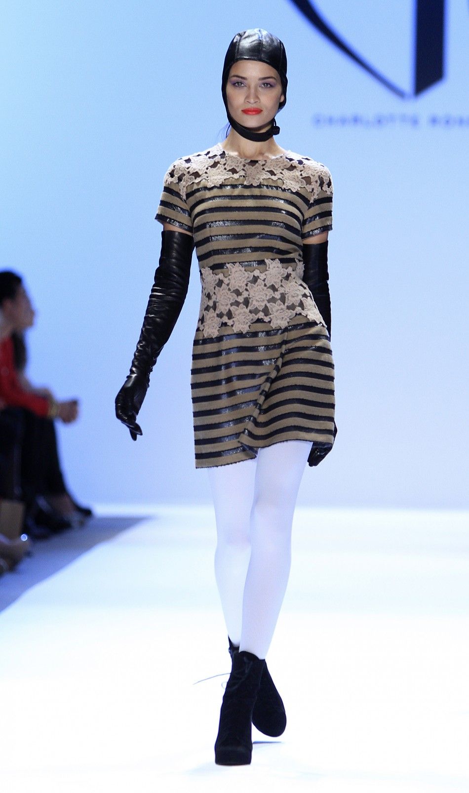 A model presents a creation from the Charlotte Ronson FallWinter 2012 collection during New York Fashion Week February 10, 2012. 