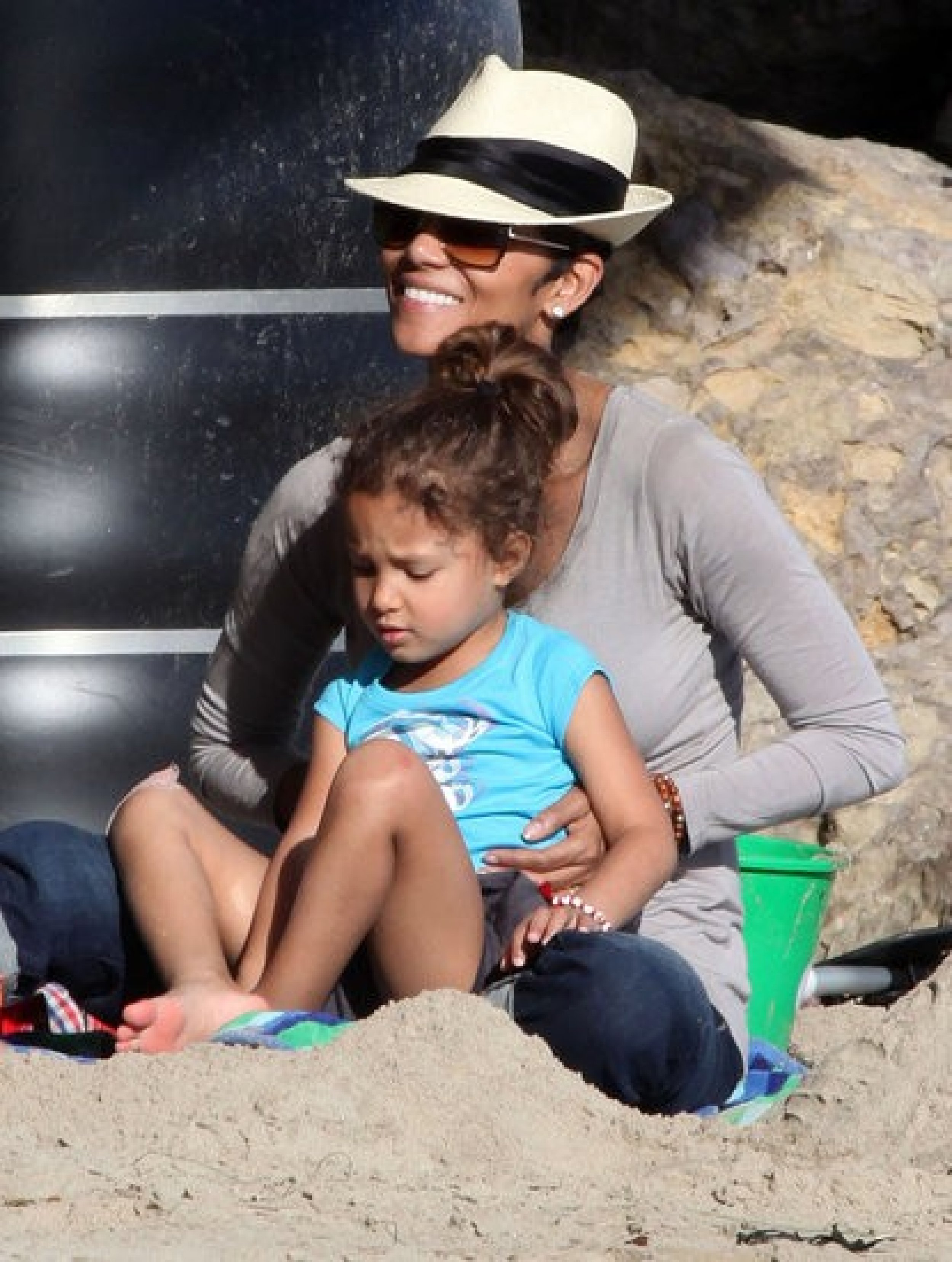 Halle Berry with Nahla