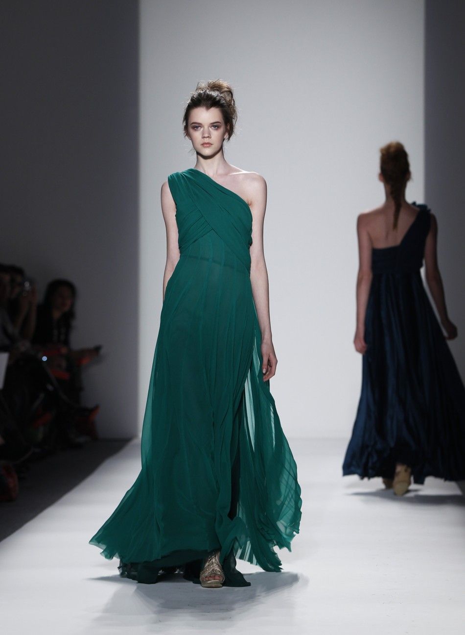 Best of New York Fashion Week 2012 Glamorous Evening Gowns and Chic Pumps PHOTOS