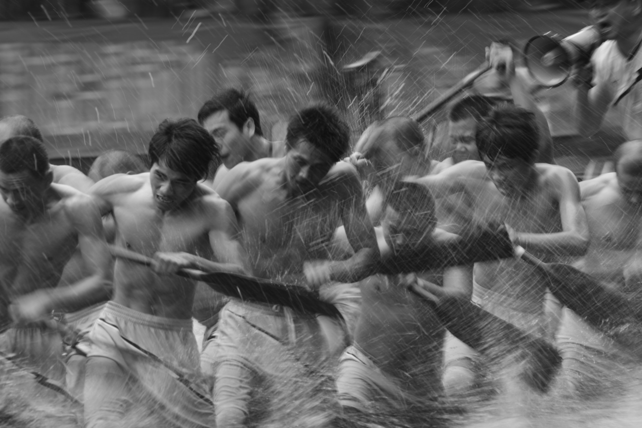 Chinese traditional dragon boat racing