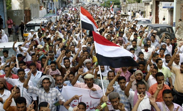 Yemen: Anti-government protesters march in the southern city of Aden.