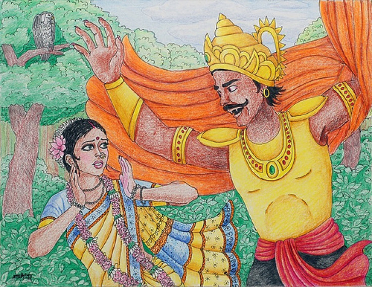 Sita and Ravana