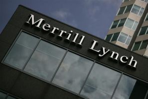 A Merrill Lynch sign is seen in Toronto