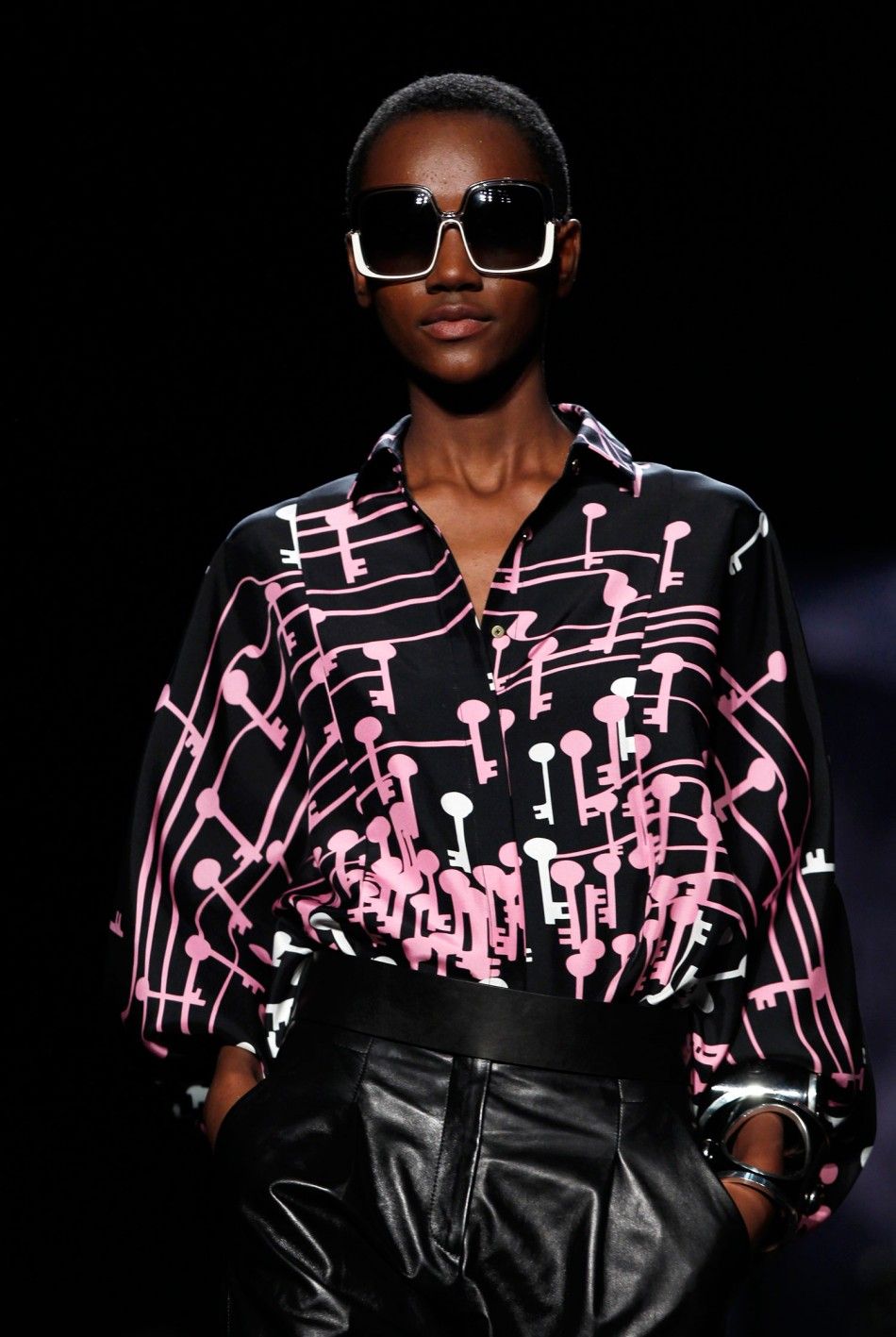Puzzle Prints, Colour Combinations Mark Furstenbergs NY Fashion Week Collection 