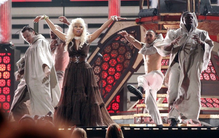 Nicki Minaj performs "Roman Holiday" at the 54th annual Grammy Awards in Los Angeles
