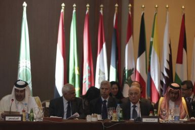Arab League Secretary General Nabil Elaraby attends the Arab foreign ministers meeting in Cairo