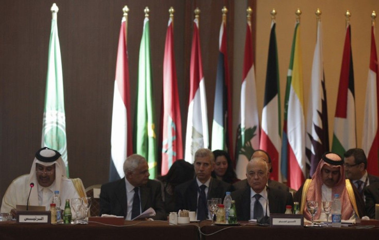 Arab League Secretary General Nabil Elaraby attends the Arab foreign ministers meeting in Cairo