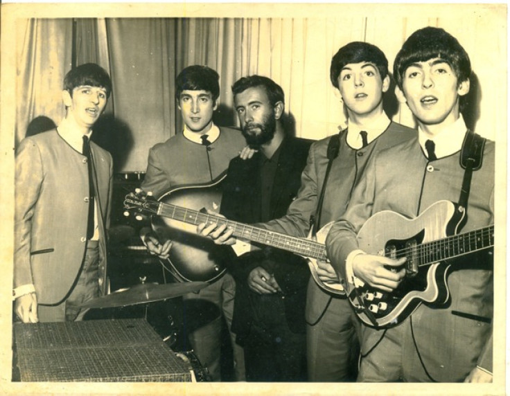 Royston Ellis with the Beatles, Guernsey 1963