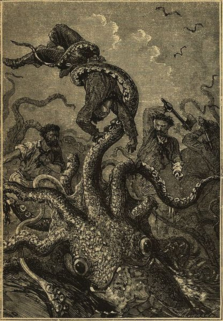 Giant Squid illustration from '20,000 Leagues Under the Sea'