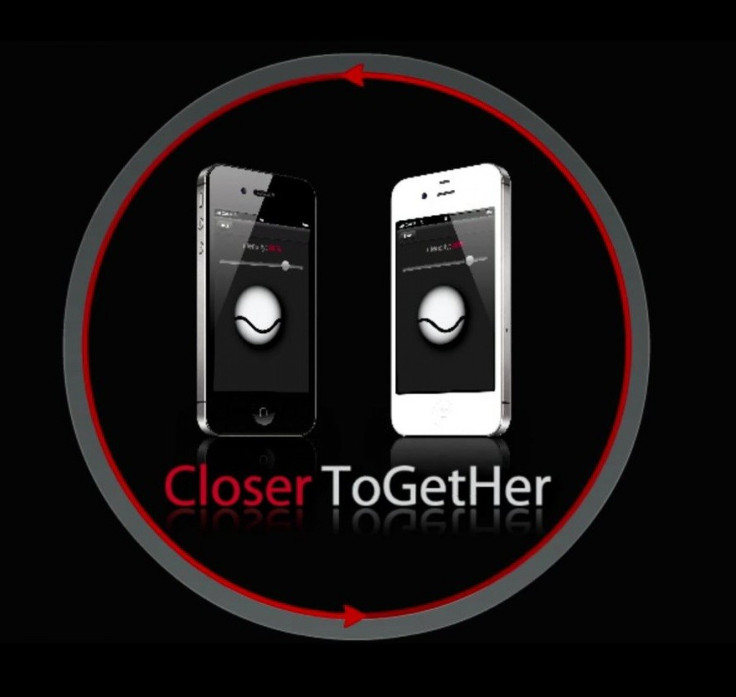 &quot;Closer ToGetHer,&quot; a new app for iPhone and Android, hopes long-distance lovers even closer together by allowing partners to control the vibration function on the other&#039;s phone. The app also works with vibrator plug-ins made by OhMiBod.